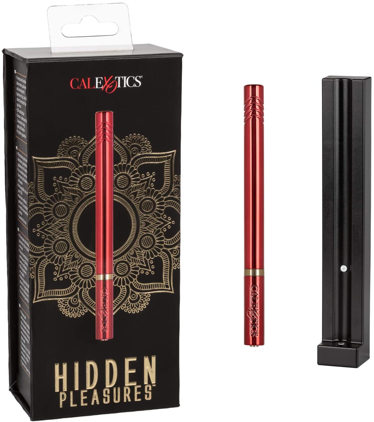 Bala Vibradora con Forma de Cigarro Hidden Pleasures Roja/Dorada - Taboo Sex  Shop